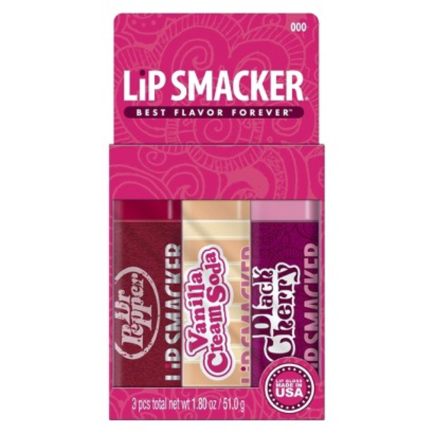 Lip Smackers Lip Smacker Best Flavor Forever 3 Pack - Dr. Pepper, Vanilla Cream