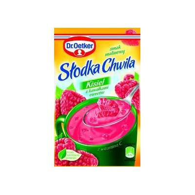 Dr Oetker Slodka Chwila Kisiel Raspberry 5-pack 5x31.5g/5x1.1oz Eastern European Jelly Dessert