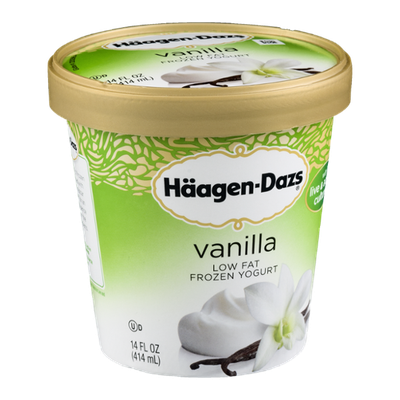 Haagen-Dazs Low Fat Frozen Yogurt Vanilla