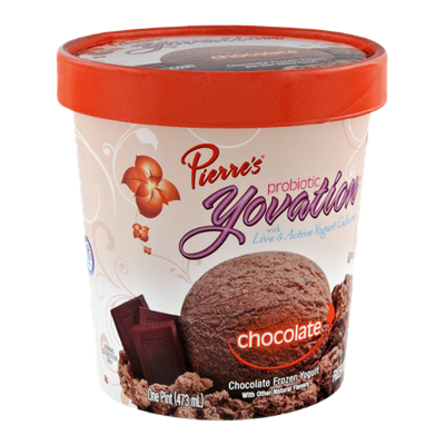Pierre's Probiotic Yovation Chocolate Frozen Yogurt