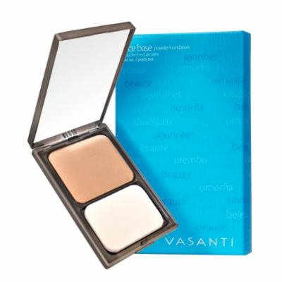 Vasanti Face Base Powder Foundation with Mineral Pigments - Oil-Free, Paraben-Free (V6 - Tanned to Medium Deep)