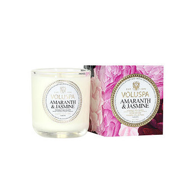 Voluspa Classic Maison Boxed Votive, Classic Votive Candle, Amaranth and Jasmine, 3 oz