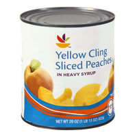 Ahold Yellow Cling Sliced Peaches in Heavy Syrup