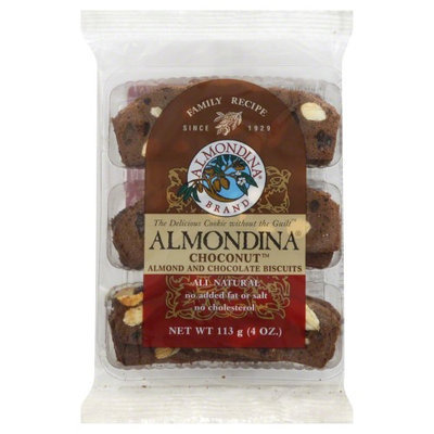 Almondina All-Natural Cookies, Chocnut, 4 Oz, Pack Of 12