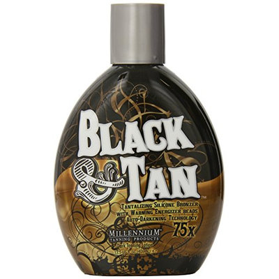 Millenium Tanning Black and Tan 75X Bronzer Indoor Dark Tanning Lotion