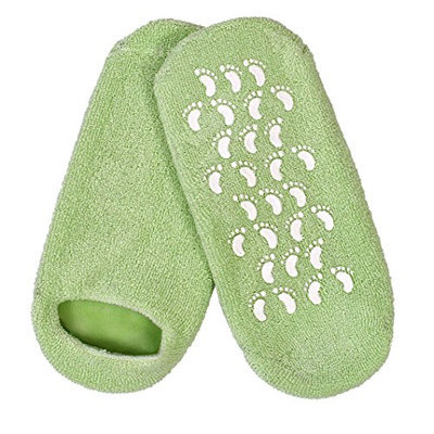 FitDio Moisturizing Therapeutic Spa Gel Skin Softening Treatment Socks