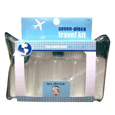 Bath Accessories 7 Piece Spa Products Travel Set