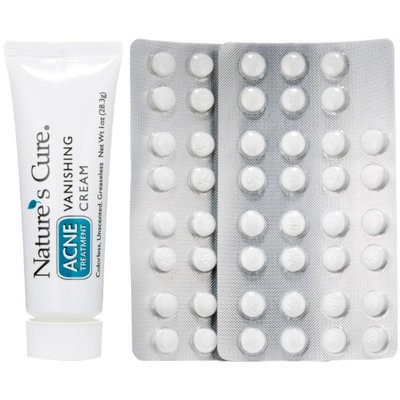 Nature's Cure Two Part Acne Treatment System for Males (1 Month Supply)