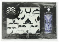 Salon Skins Decorative Barbicide Jar Wrap Mustachio