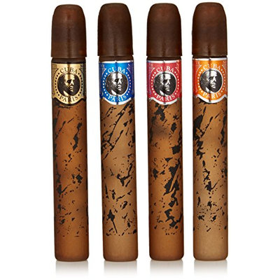 Cuba Classic For Men Gift Set (4 x 1.17 Ounce EDT Spray)