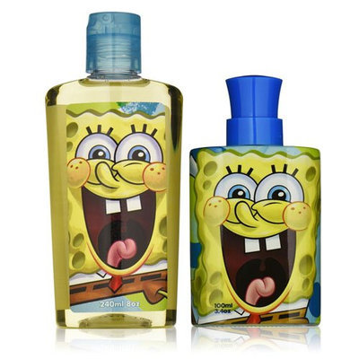Nickelodeon Spongebob Squarepants 2 Piece Gift Set for Men (Eau de Toilette Spray Plus Body Wash)