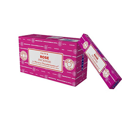 Satya Nag Champa Rose incense sticks-12packs x 15grams