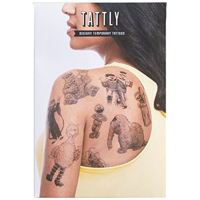 Tattly Temporary Tattoos The Sesame Street Henna Body Paint Set