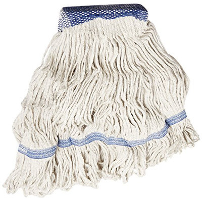 Abco Products Mesh Headband Cotton Looped End Mop White