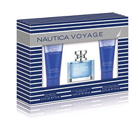 Nautica Voyage 3 Piece Gift Set (1.0 Eau De Toilette Plus 2.5 Shower Gel Plus 2.5 Ounce Aftershave Balm)