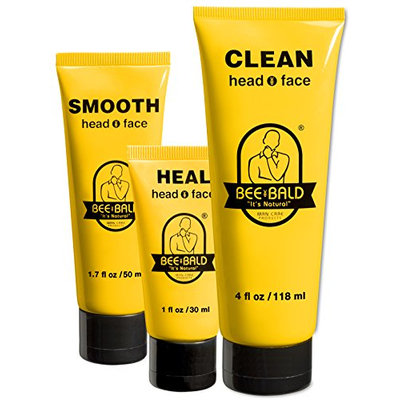Bee Bald 3 Piece Daily Skin Care Regimen Kit