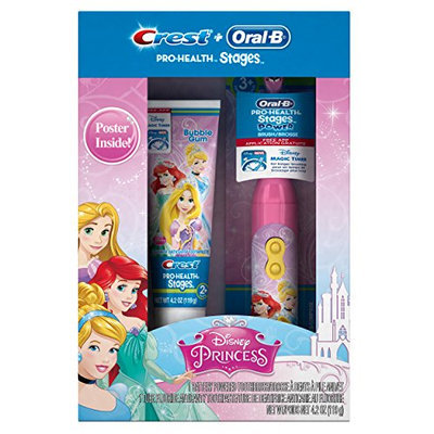 Oral-B Crest and Pro-Health Stages Disney Princess Toothbrush Special Pack