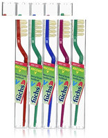 Fuchs Brushes Toothbrushes Pure Natural Boar Bristle Record V Adult Soft