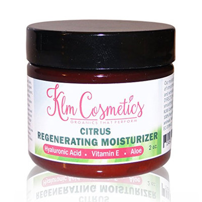 Organic Face Moisurizer - CITRUS REGENERATING MOISTURIZER - Remove Fine Lines and Wrinkles with this Anti Aging Cream that Increases Moisture and Refines Texture with Organic Ingredients - 2 oz.