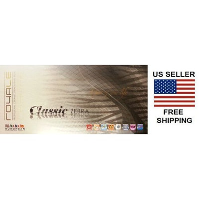 Royale Classic Zebra Nano Ceramic Ionic Flat Iron / Hair Straightener Styler