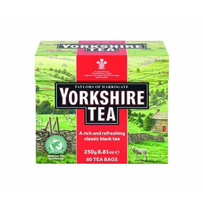 Taylors of Harrogate, Yorkshire Tea, 80-Count Tea Bags (Pack of 5)