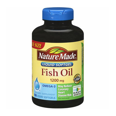 Nature Made Fish Oil Liquid Softgels Value Size