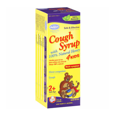 Hyland's Multi-Symptom Relief Cough Syrup with 100% Natural Honey