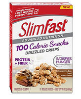SlimFast® Advanced Nutrition 100 Calorie Snacks Drizzled Crisps, Cinnamon Bun Swirl