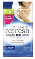 Ban Total Refresh Cooling Body Cloths Invigorate 10 Cloths
