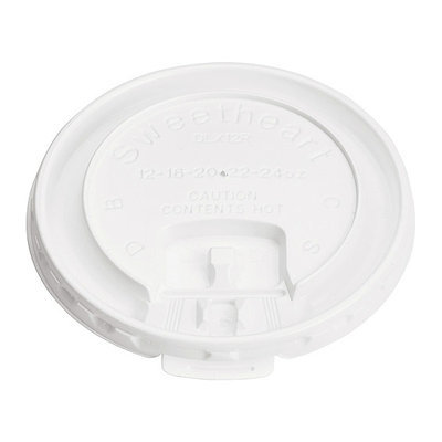 Solo Cup Company Liftback and Lock Tab Cup Lids for Foam Cups