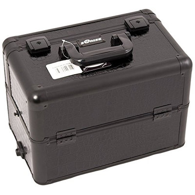 Craft Accents Tray Crocodile Professional Aluminum Cosmetic Makeup Case