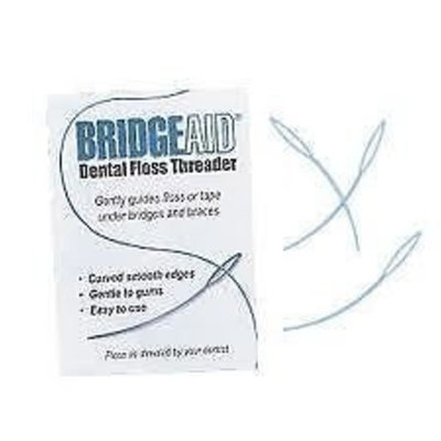 BridgeAid Dental Floss Threader Bottle 150, 1 Bottle