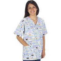 Medline Scrubs Scrub Top Ladies 2 Pocket V-Neck