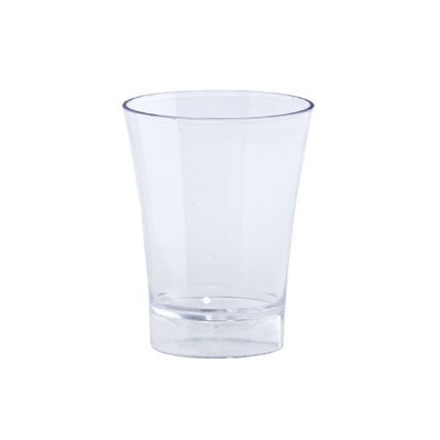 King Zak Ind Lillian Tablesettings 12246 Clear 2Oz Plastic Shot Cup Barware - 720 Per Case