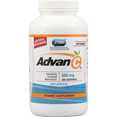 Nutraceutical Sciences Institute NSI Vitacost Advan-C with Citrus Bioflavonoids -- 500 mg - 300 Capsules