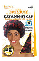 Annie Premium Day and Night Cap/Red and Black
