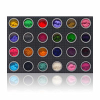 SHANY DIY Velvet Flocking powder 3D Nail Decoration - Set of 24 Colors