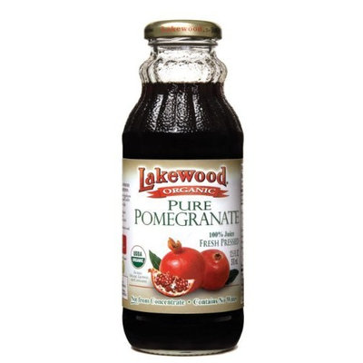 Lakewood Organic PURE Pomegranate Juice, 12.5-Ounce Bottles (Pack of 12)