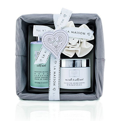 Baylis and Harding La Maison Sea Salt & Wild Mint Luxury Gift Basket