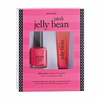 philosophy pink jelly bean duo: lip shine and i feel pretty in pink nail polish