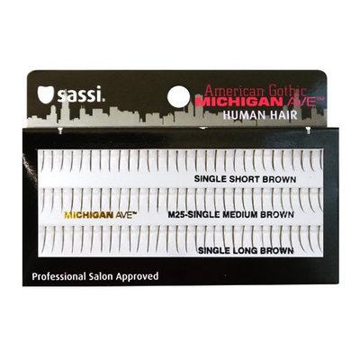 Sassi 804-M25 Michigan Ave 100% Human Hair Single Combo Eyelashes
