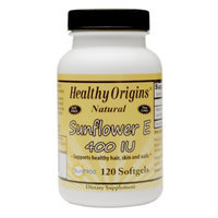 Healthy Origins Natural Sunflower E 400 IU, Softgels, 120 ea