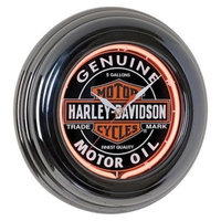 Harley Davidson® Oil Can Neon Clock