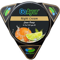 GoAyur Lemon Orange Ayurvedic Night Cream Natural Skin Whitening & Herbal Facial Night Cream