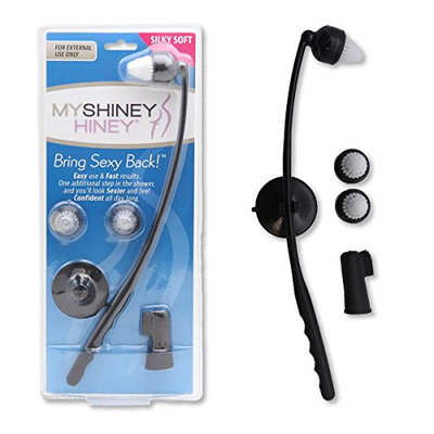 My Shiney Hiney Silky Soft Bristle Personal Cleansing Kit - Black