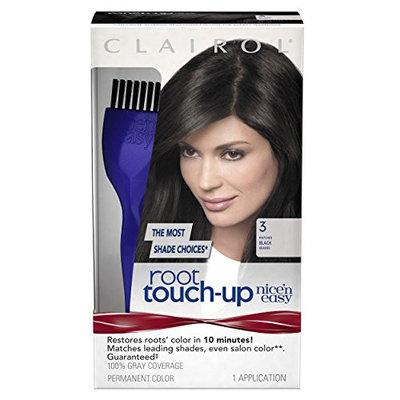 Clairol Nice 'n Easy Root Touch-Up 003 Black 1 Kit (Pack of 2)