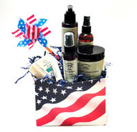 Naturally Pampered Garden Essentials Celebrates America Gift Set Lip and Skin Care