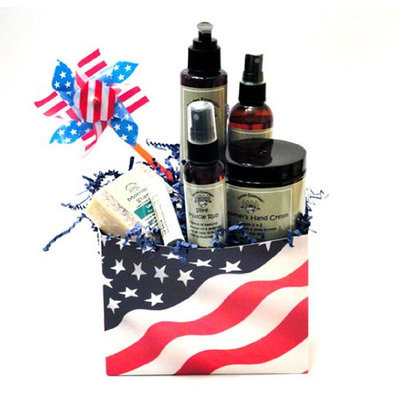Naturally Pampered Garden Essentials Celebrates America Gift Set Lip and Skin Care