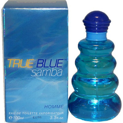 Samba True Blue By Perfumers Workshop For Men. Eau De Toilette Spray 3.4-Ounces