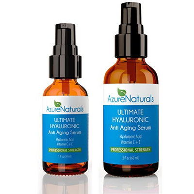 PROFESSIONAL STRENGTH - Best HYALURONIC Acid Natural Moisturizer For Your Face